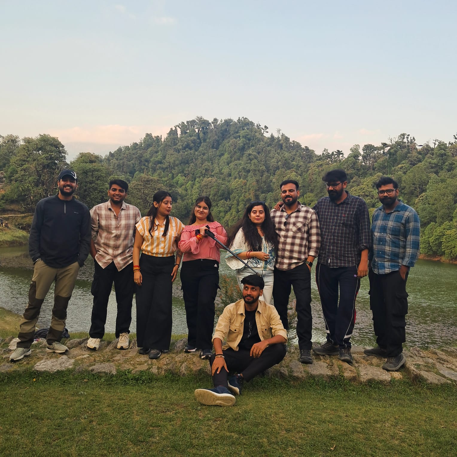 Chopta hill station meadows with Himalayan views